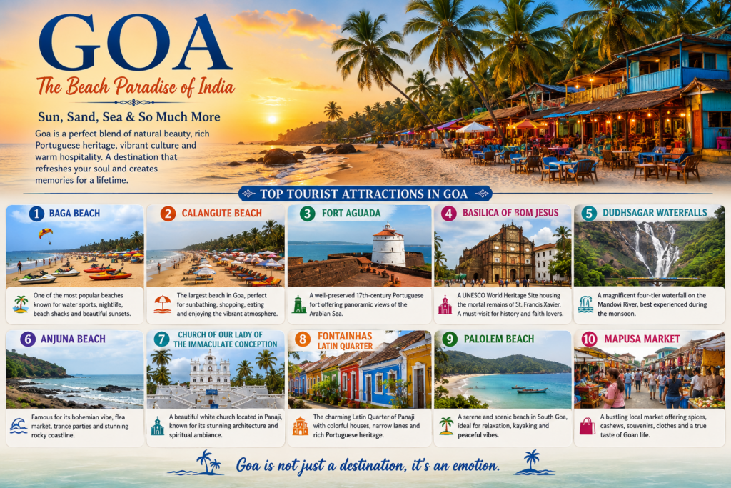Places to Visit in India – Goa